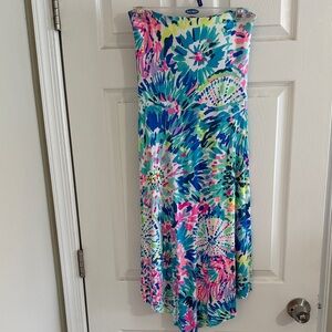 Colorful Lilly Pulitzer Strapless Dress